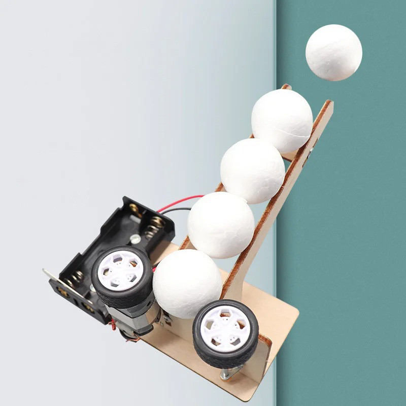 Science And Invention - Elektrikli Top Fırlatma Makinesi Kitleri DIY