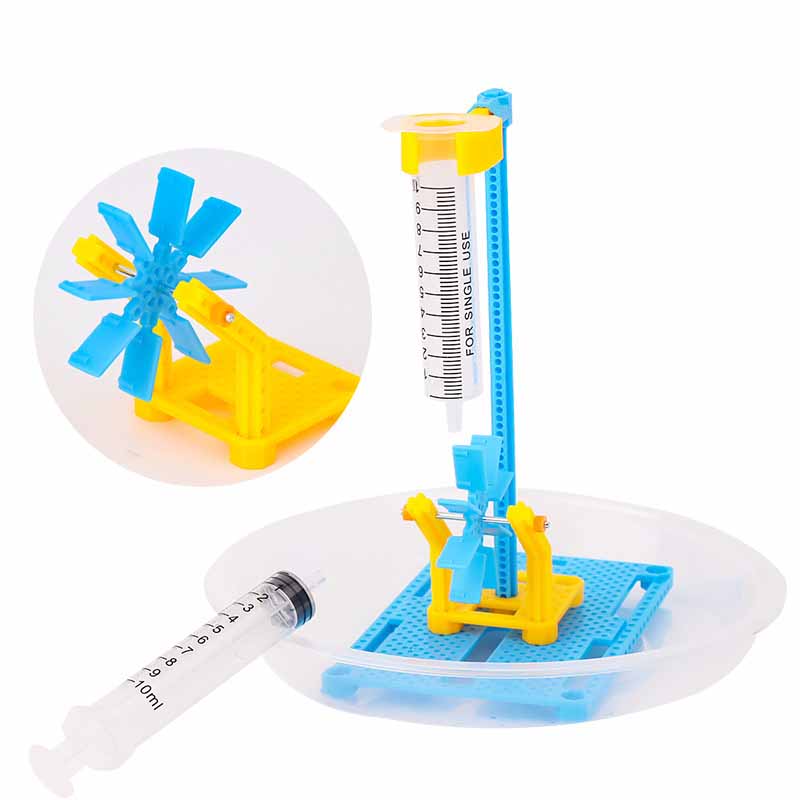 Science Toy - DIY su çarkı araba bilim ve