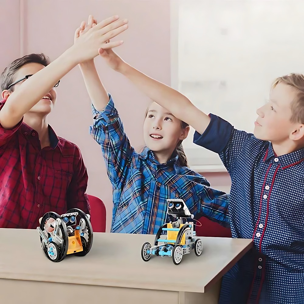 Güneş robotu yapı taşları 12 I - Science Project Robot incelemesi ve fiyatı