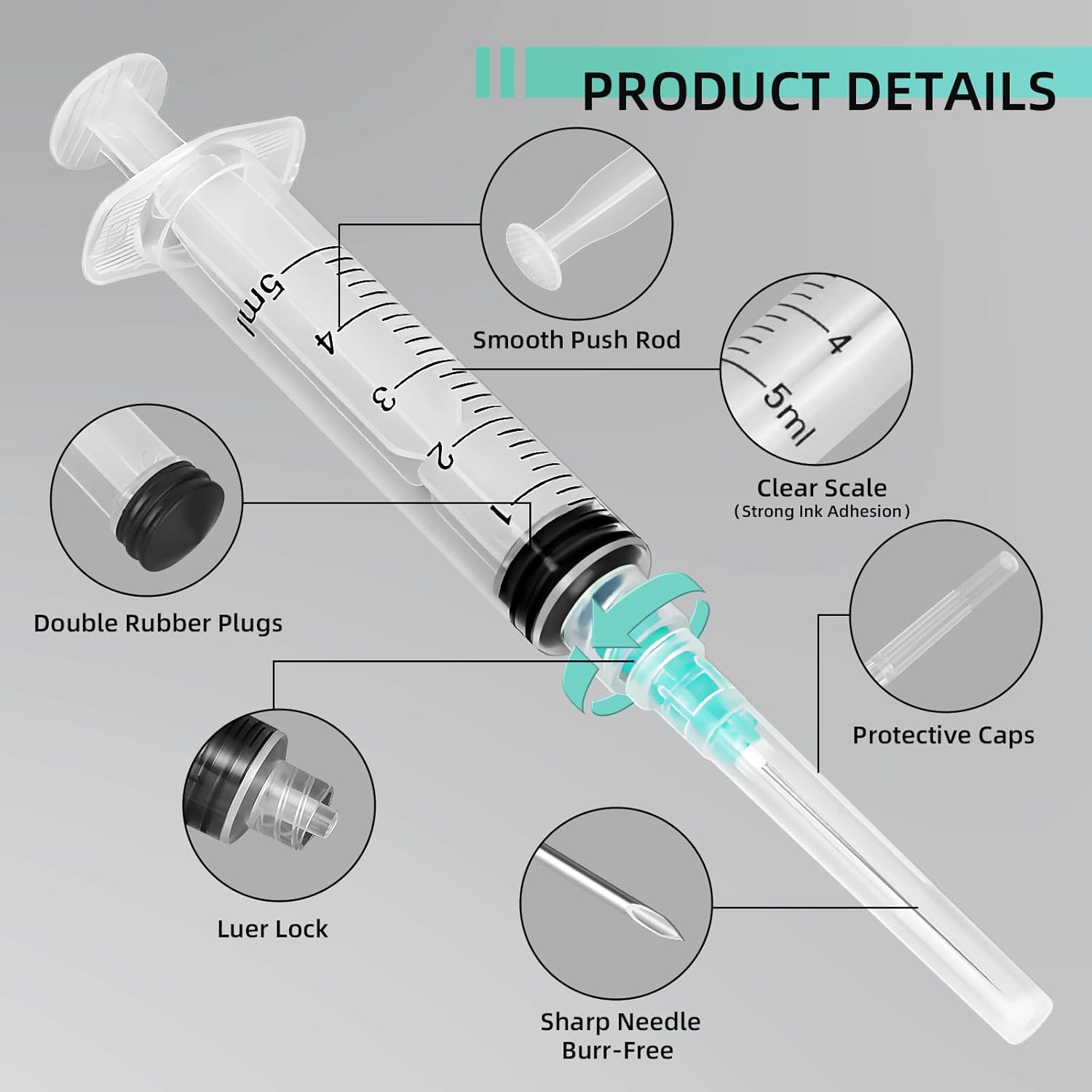 5ml Luer Lock Şırınga, Evcil H - Science And Invention incelemesi ve fiyatı